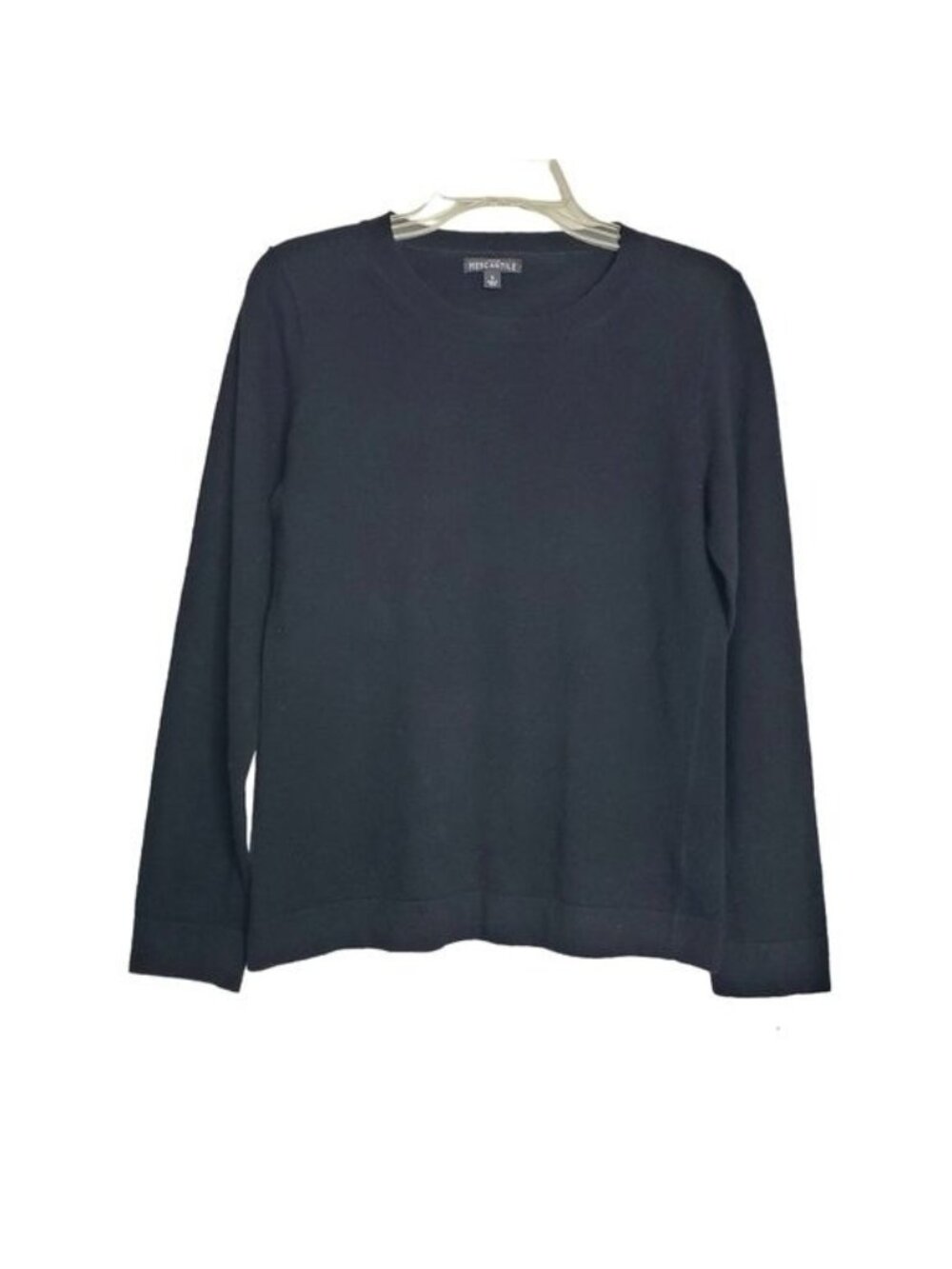 J. Crew Mercantile Black Wool Blend Crew Neck Sweater Women's Size Small